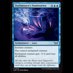 MTG Duskmourn's Domination Duskmourn: House of Horror dsk#50