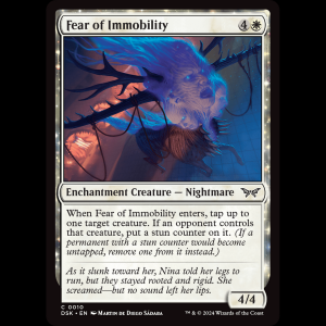 MTG Fear of Immobility Duskmourn: House of Horror dsk#10