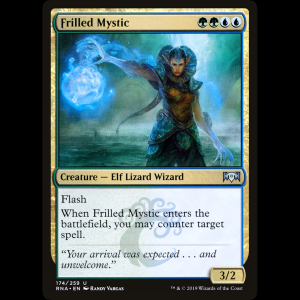 MTG Frilled Mystic Ravnica Allegiance rna#174