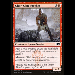 MTG Destructor del clan Ghor (Ghor-Clan Wrecker) Ravnica Allegiance rna#103