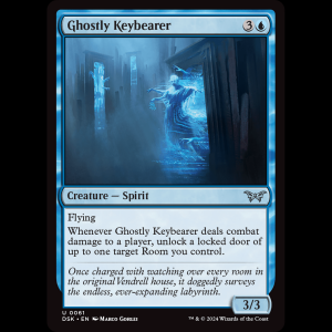 MTG Ghostly Keybearer Duskmourn: House of Horror dsk#61