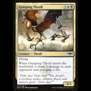 MTG Grasping Thrull Ravnica Allegiance rna#177