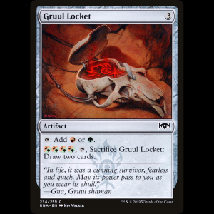 MTG Relicario gruul (Gruul Locket) Ravnica Allegiance rna#234