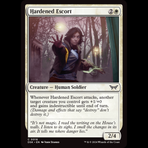 MTG Hardened Escort Duskmourn: House of Horror dsk#16