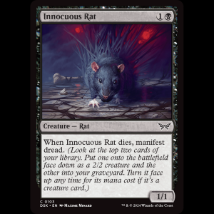 MTG Innocuous Rat Duskmourn: House of Horror dsk#103