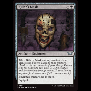 MTG Killer's Mask Duskmourn: House of Horror dsk#104