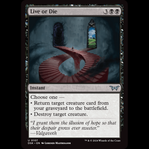 MTG Live or Die Duskmourn: House of Horror dsk#107