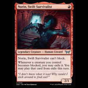 MTG Norin, Swift Survivalist Duskmourn: House of Horror dsk#145