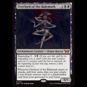 MTG Overlord of the Balemurk Duskmourn: House of Horror dsk#113