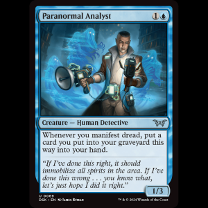 MTG Paranormal Analyst Duskmourn: House of Horror dsk#69