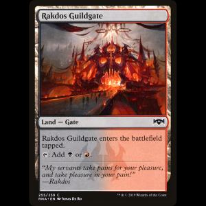 MTG Portal del Gremio Rakdos (Rakdos Guildgate) Ravnica Allegiance rna#255