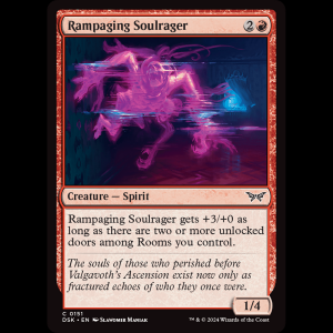 MTG Rampaging Soulrager Duskmourn: House of Horror dsk#151