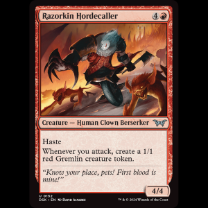 MTG Razorkin Hordecaller Duskmourn: House of Horror dsk#152