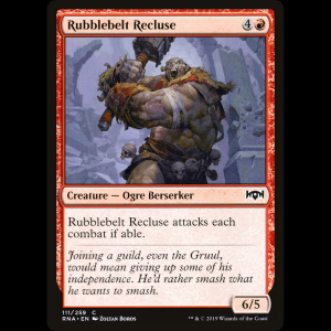 MTG Recluso de Barrioescombros (Rubblebelt Recluse) Ravnica Allegiance rna#111