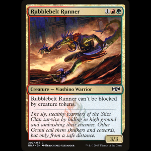 MTG Corredor de Barrioescombros (Rubblebelt Runner) Ravnica Allegiance rna#202