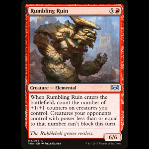 MTG Ruina retumbante (Rumbling Ruin) Ravnica Allegiance rna#112