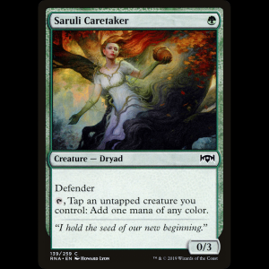 MTG Cuidadora de Saruli (Saruli Caretaker) Ravnica Allegiance rna#139