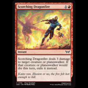 MTG Scorching Dragonfire Duskmourn: House of Horror dsk#156