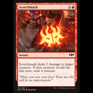 MTG Quemar con el sello (Scorchmark) Ravnica Allegiance rna#113