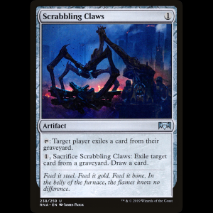 MTG Garras escarbadoras (Scrabbling Claws) Ravnica Allegiance rna#238