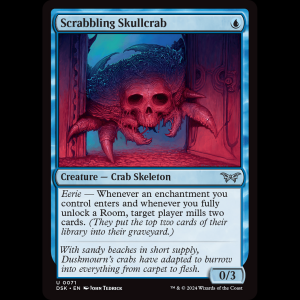 MTG Scrabbling Skullcrab Duskmourn: House of Horror dsk#71