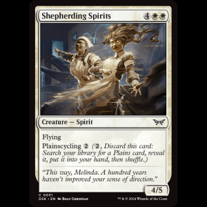 MTG Shepherding Spirits Duskmourn: House of Horror dsk#31