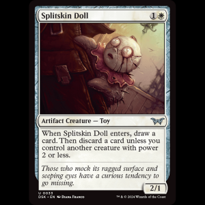 MTG Splitskin Doll Duskmourn: House of Horror dsk#33