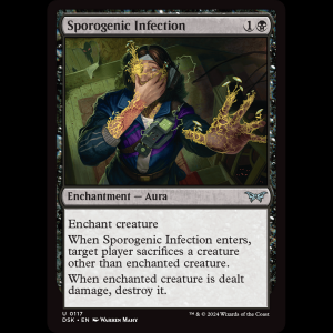 MTG Sporogenic Infection Duskmourn: House of Horror dsk#117