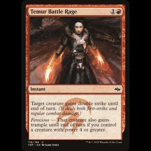 MTG Temur Battle Rage Fate Reforged frf#116