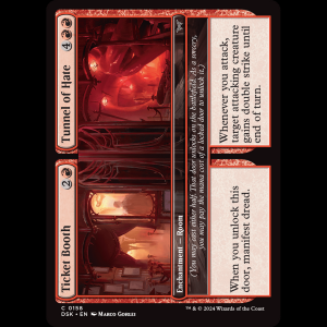 MTG Ticket Booth // Tunnel of Hate Duskmourn: House of Horror dsk#158