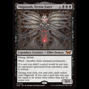 MTG Valgavoth, Terror Eater Duskmourn: House of Horror dsk#120