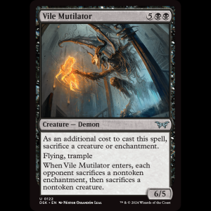 MTG Vile Mutilator Duskmourn: House of Horror dsk#122