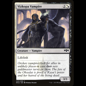 MTG Vampiro de Vizkopa (Vizkopa Vampire) Ravnica Allegiance rna#220