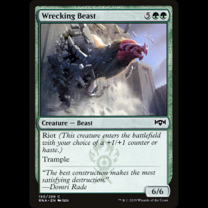 MTG Bestia destrozadora (Wrecking Beast) Ravnica Allegiance rna#150