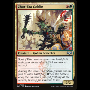 MTG Trasgo Zhur-Taa (Zhur-Taa Goblin) Ravnica Allegiance rna#215