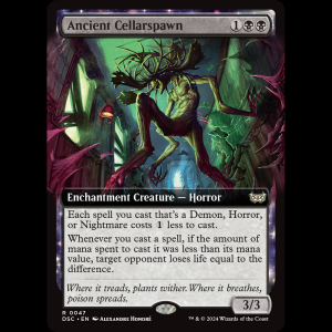 MTG Ancient Cellarspawn Duskmourn: House of Horror Commander dsc#47