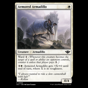 MTG Armored Armadillo Outlaws of Thunder Junction otj#3