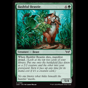 MTG Bashful Beastie Duskmourn: House of Horror dsk#169