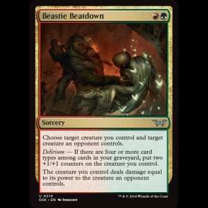 MTG Beastie Beatdown Duskmourn: House of Horror dsk#210