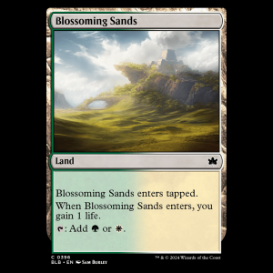 MTG Blossoming Sands Bloomburrow blb#396