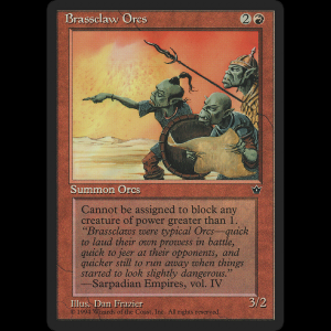 MTG Brassclaw Orcs Fallen Empires fem#49b