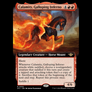 MTG Calamity, Galloping Inferno Outlaws of Thunder Junction otj#330