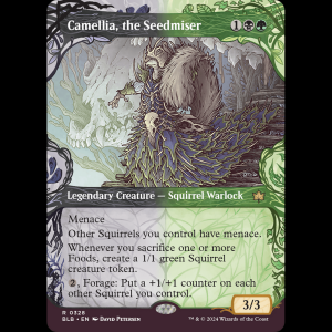 MTG Camellia, the Seedmiser Bloomburrow blb#328