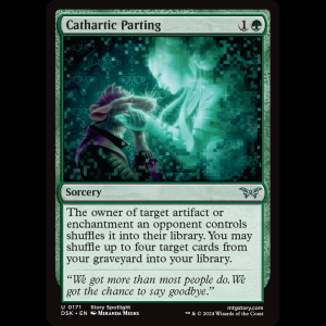 MTG Cathartic Parting Duskmourn: House of Horror dsk#171