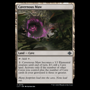 MTG Cavernous Maw The Lost Caverns of Ixalan lci#270