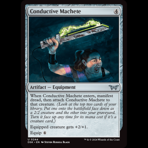 MTG Conductive Machete Duskmourn: House of Horror dsk#244