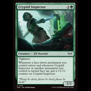 MTG Cryptid Inspector Duskmourn: House of Horror dsk#174