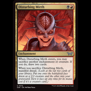 MTG Disturbing Mirth Duskmourn: House of Horror dsk#212