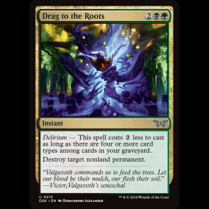 MTG Drag to the Roots Duskmourn: House of Horror dsk#213