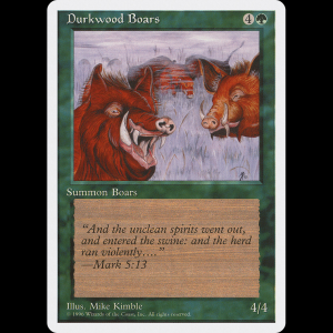 MTG Jabalies del Bosque de Durk (Durkwood Boars) Introductory Two-Player Set itp#39